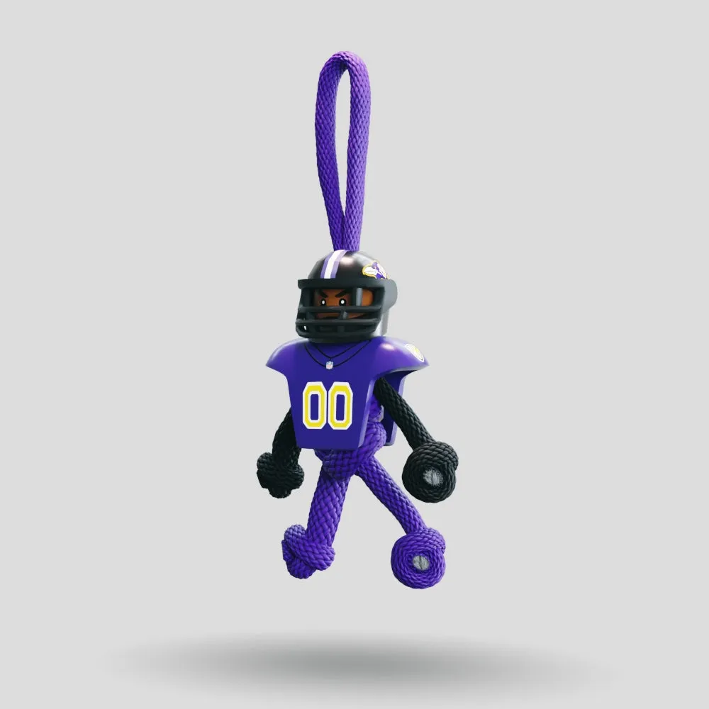 Baltimore Ravens Paracord Buddy Keychain