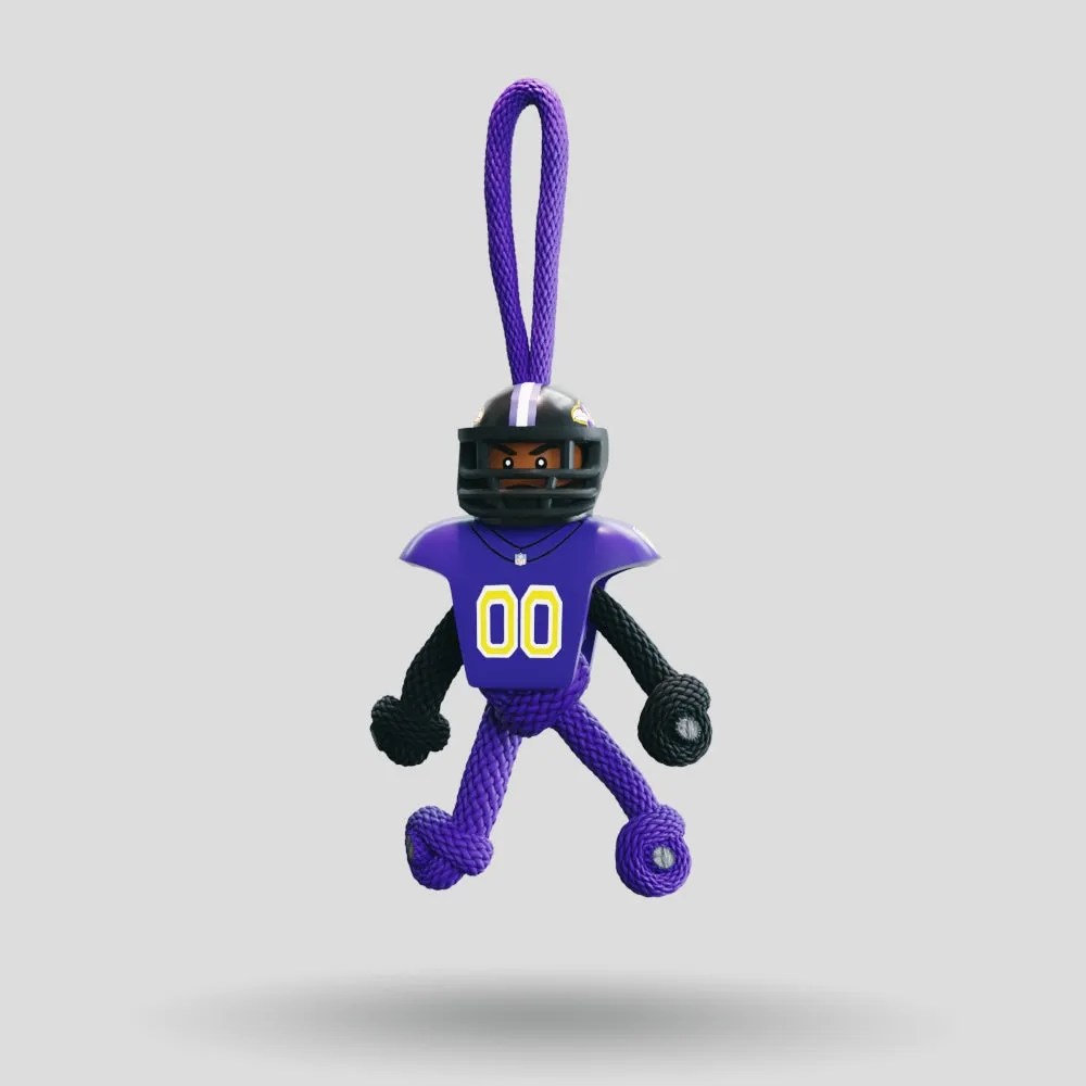 Baltimore Ravens Paracord Buddy Keychain