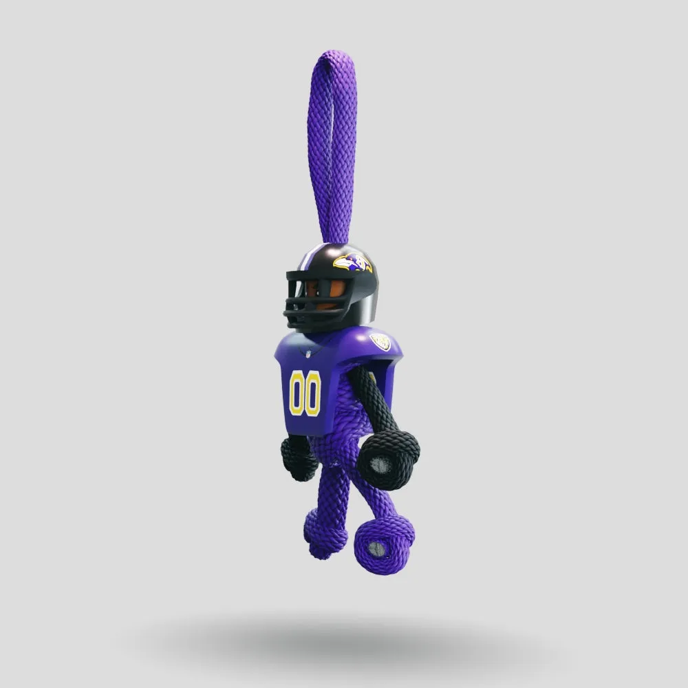 Baltimore Ravens Paracord Buddy Keychain