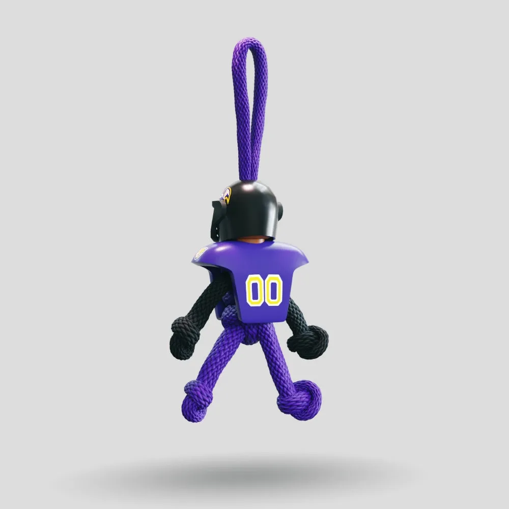 Baltimore Ravens Paracord Buddy Keychain