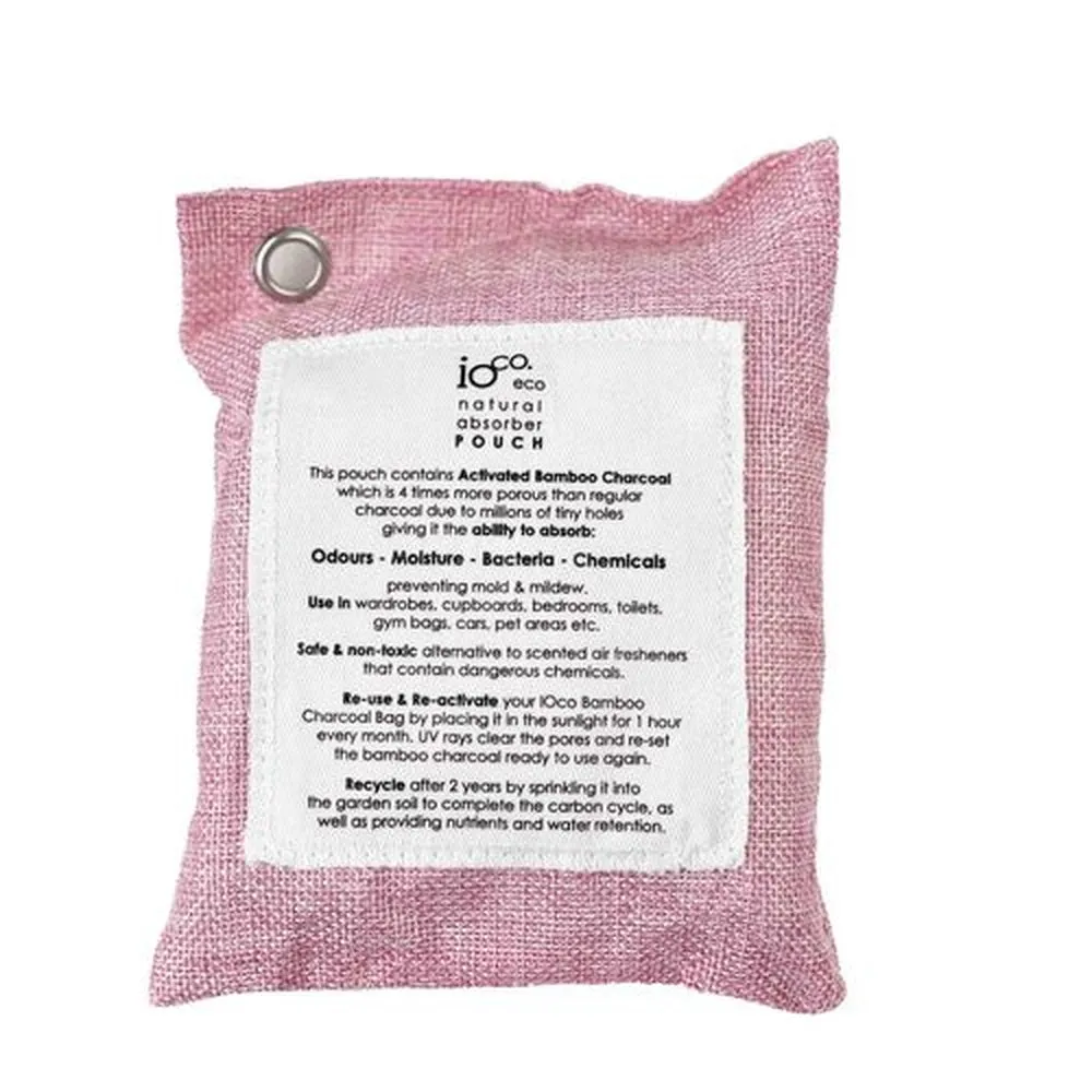 Bamboo Charcoal Natural Absorber 200gm Pouch - IOco