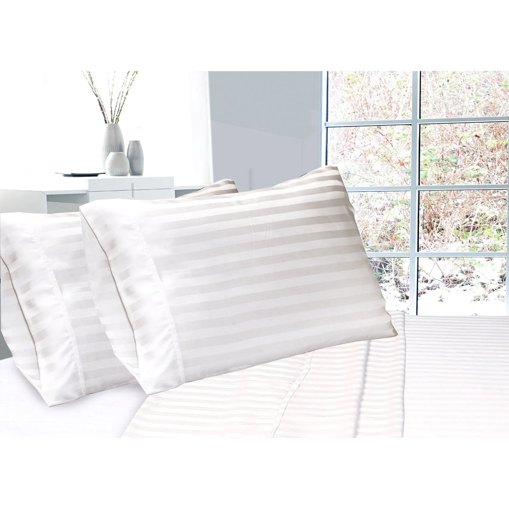 Bamboo Cotton Pillow Case set