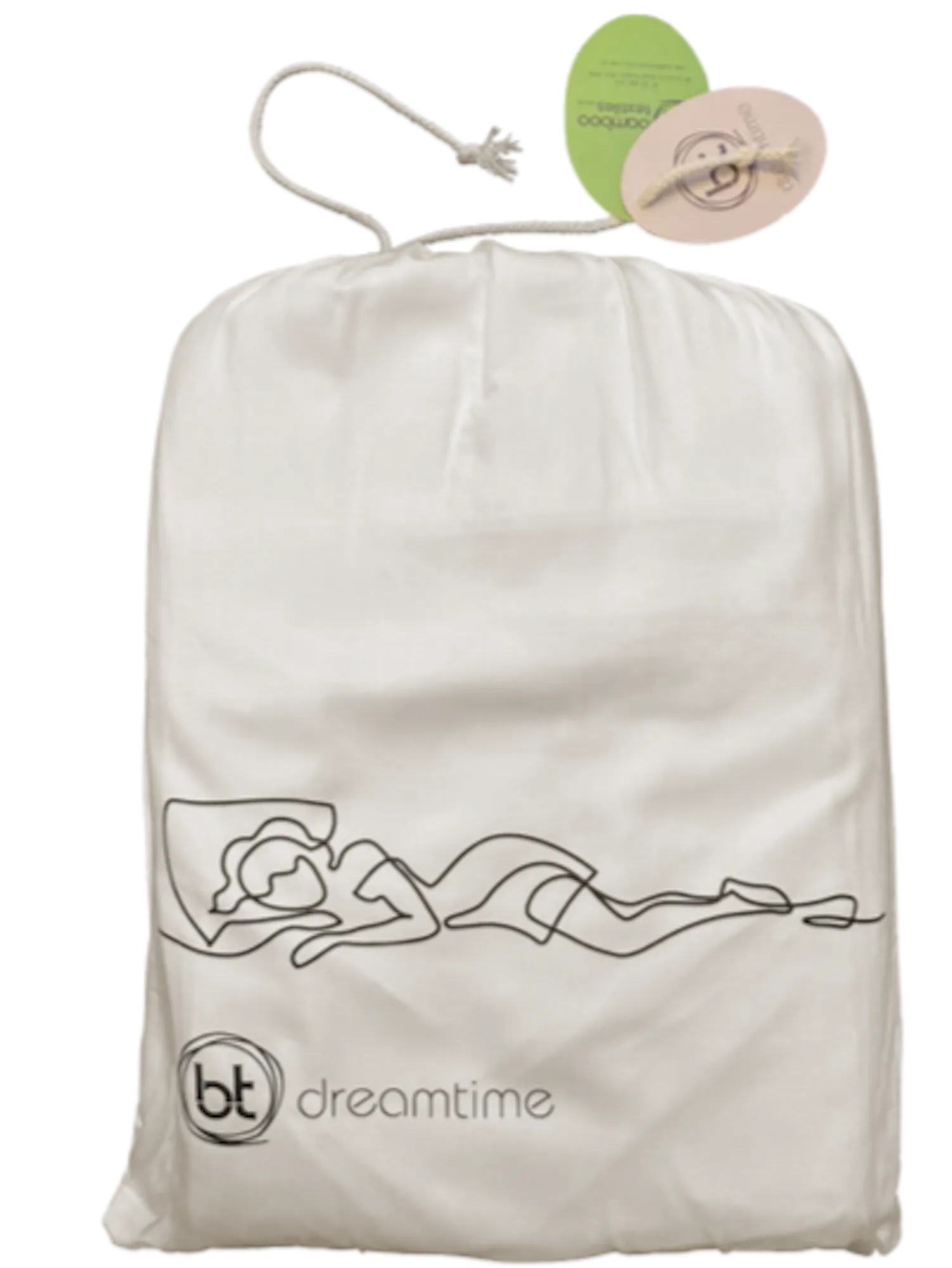 Bamboo Fitted Sheet (Queen) - White