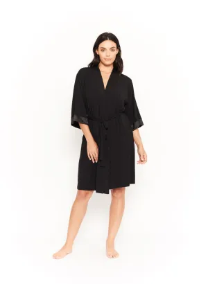 Bamboo Robe - Black