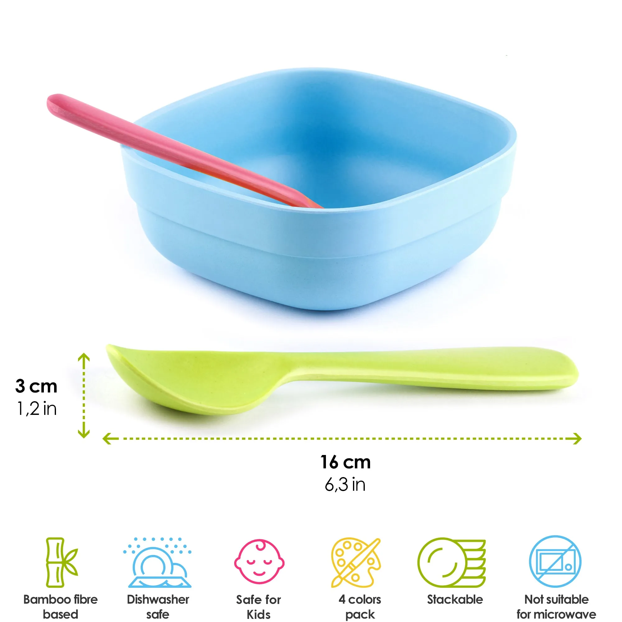 Bamboo Toddler Spoons