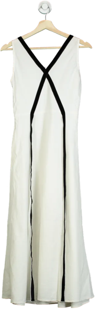 Bamford White Sleeveless Maxi Dress XS