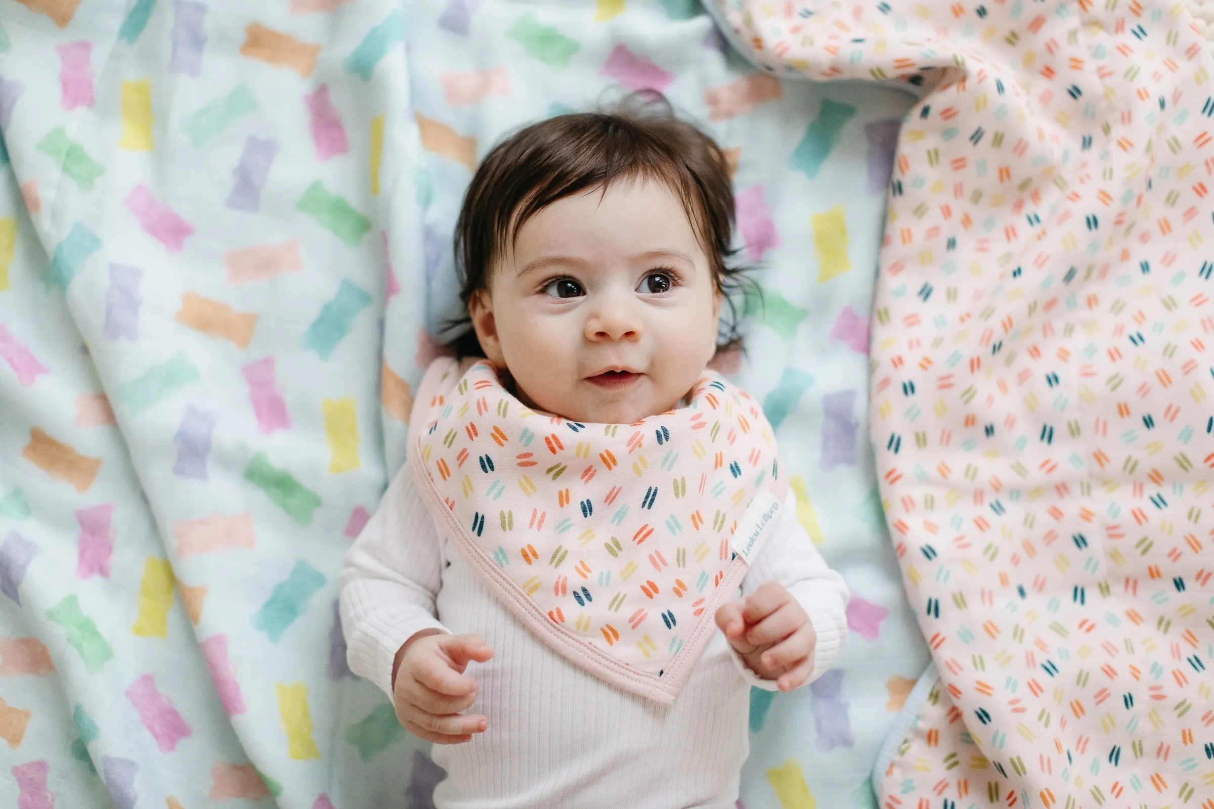 Bandana Bib Set - 2 Pack - Gummy Bears