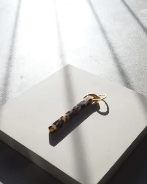 BAR KEYCHAIN BLONDE TORTOISE