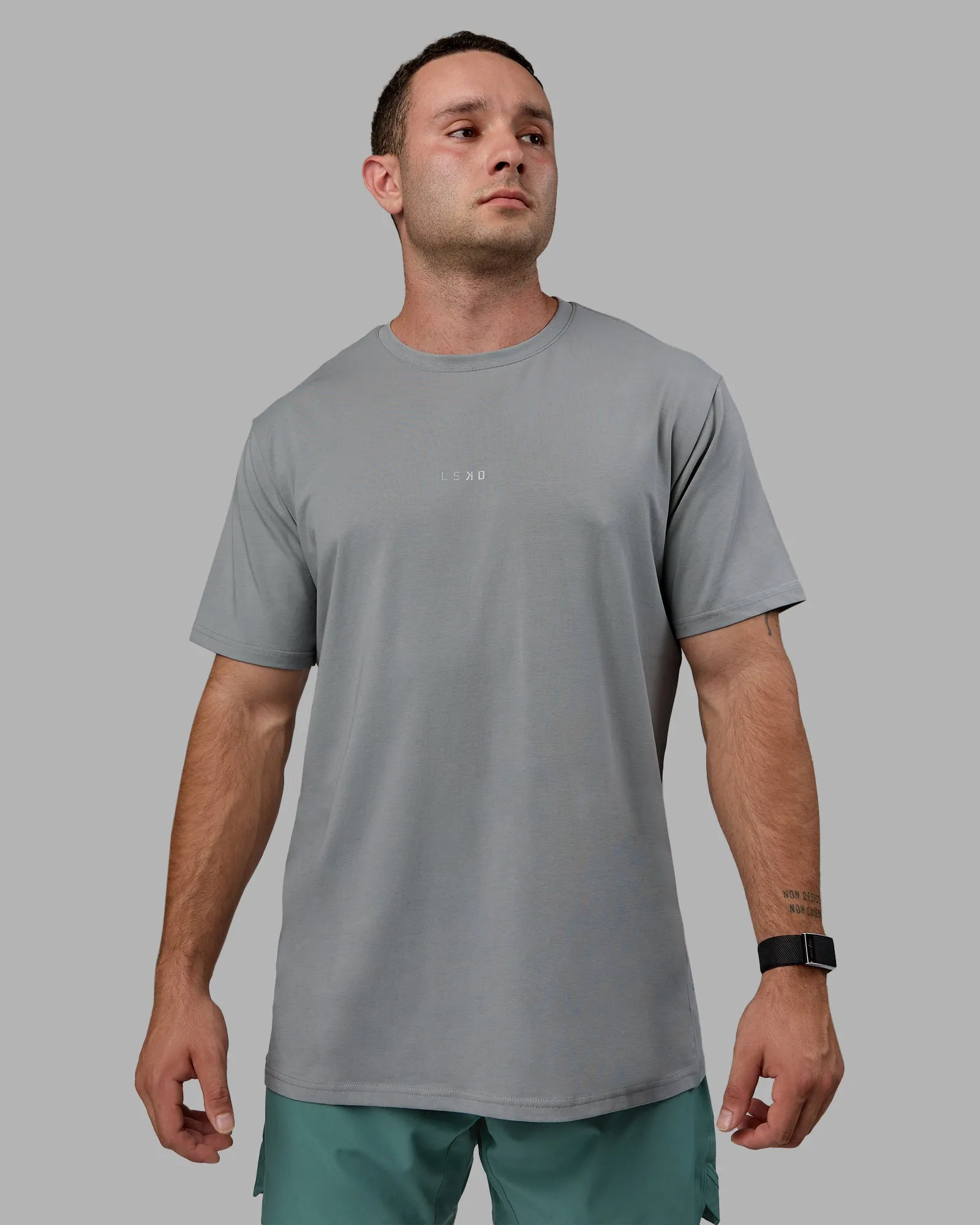 Base FLXCotton Tee - Circular Grey