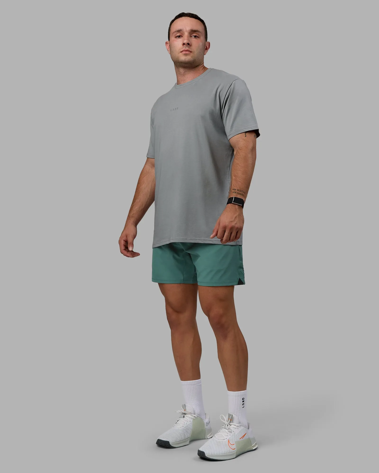 Base FLXCotton Tee - Circular Grey