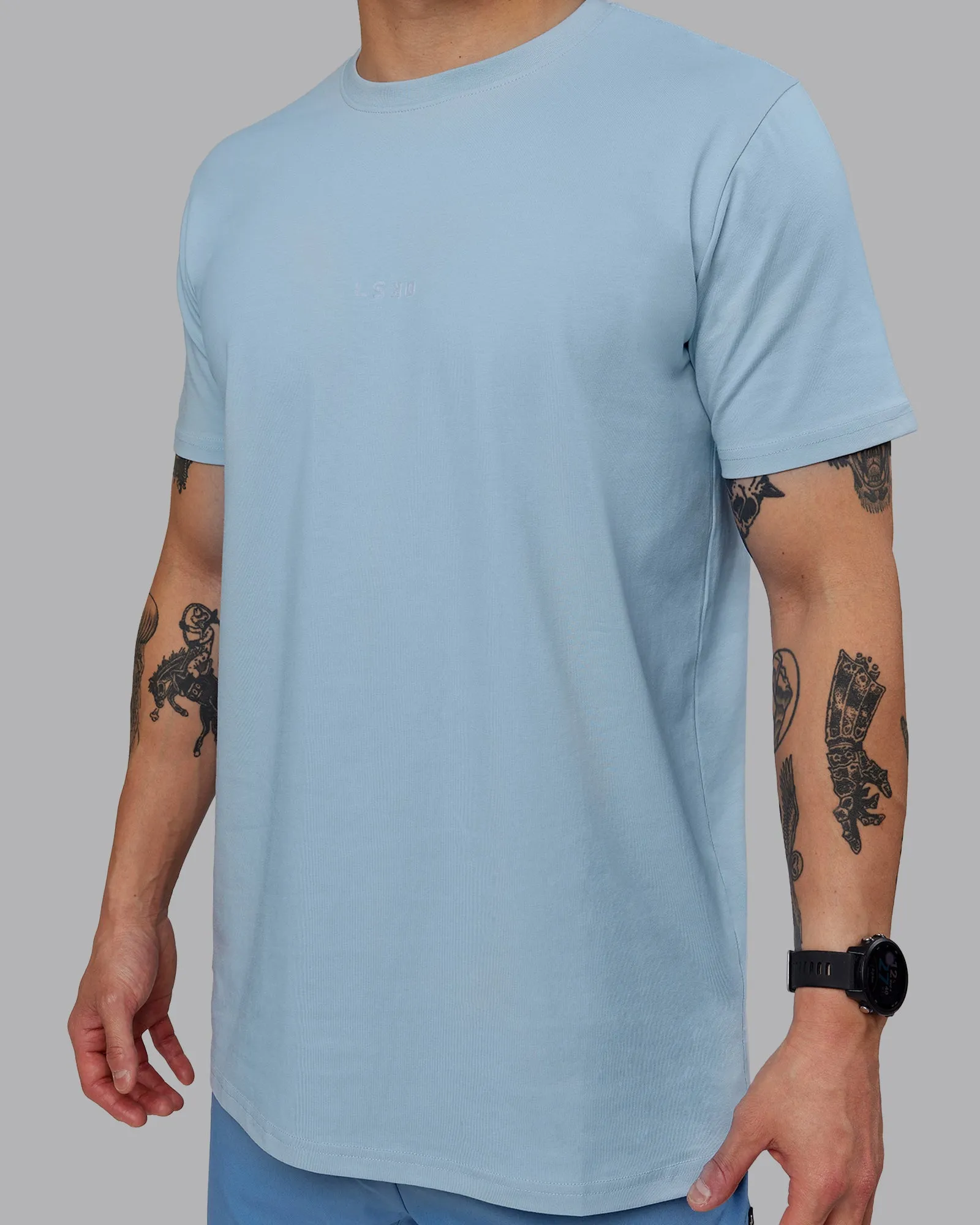 Base FLXCotton Tee - Ice Blue