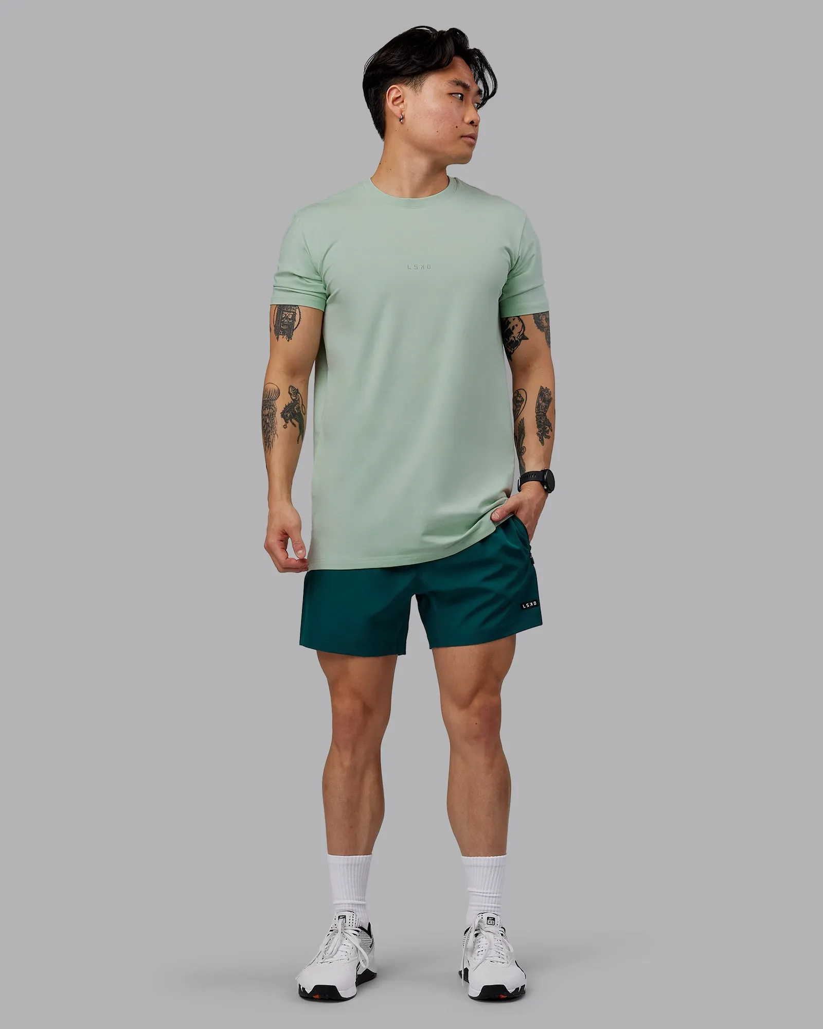 Base FLXCotton Tee - Surf Spray