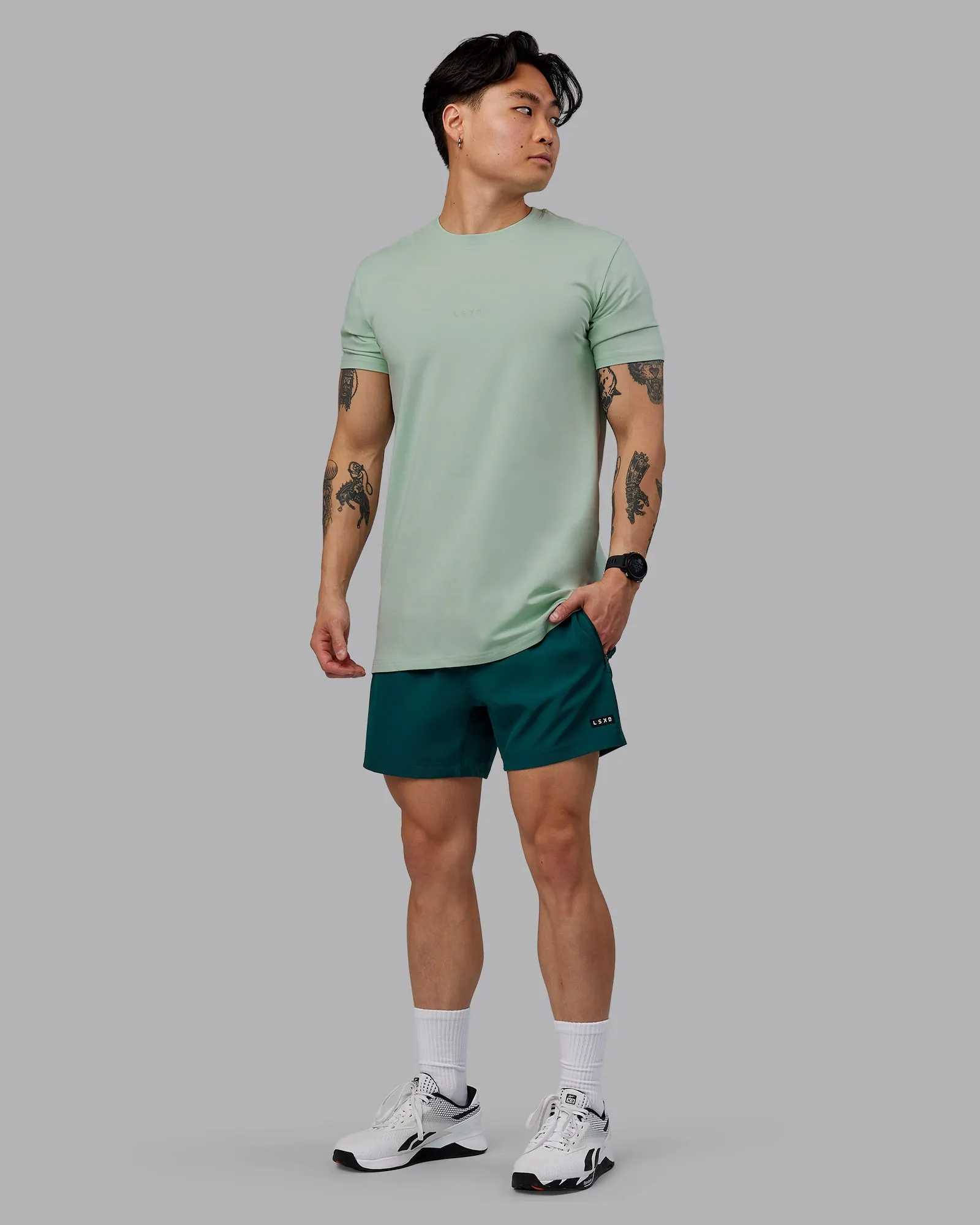 Base FLXCotton Tee - Surf Spray