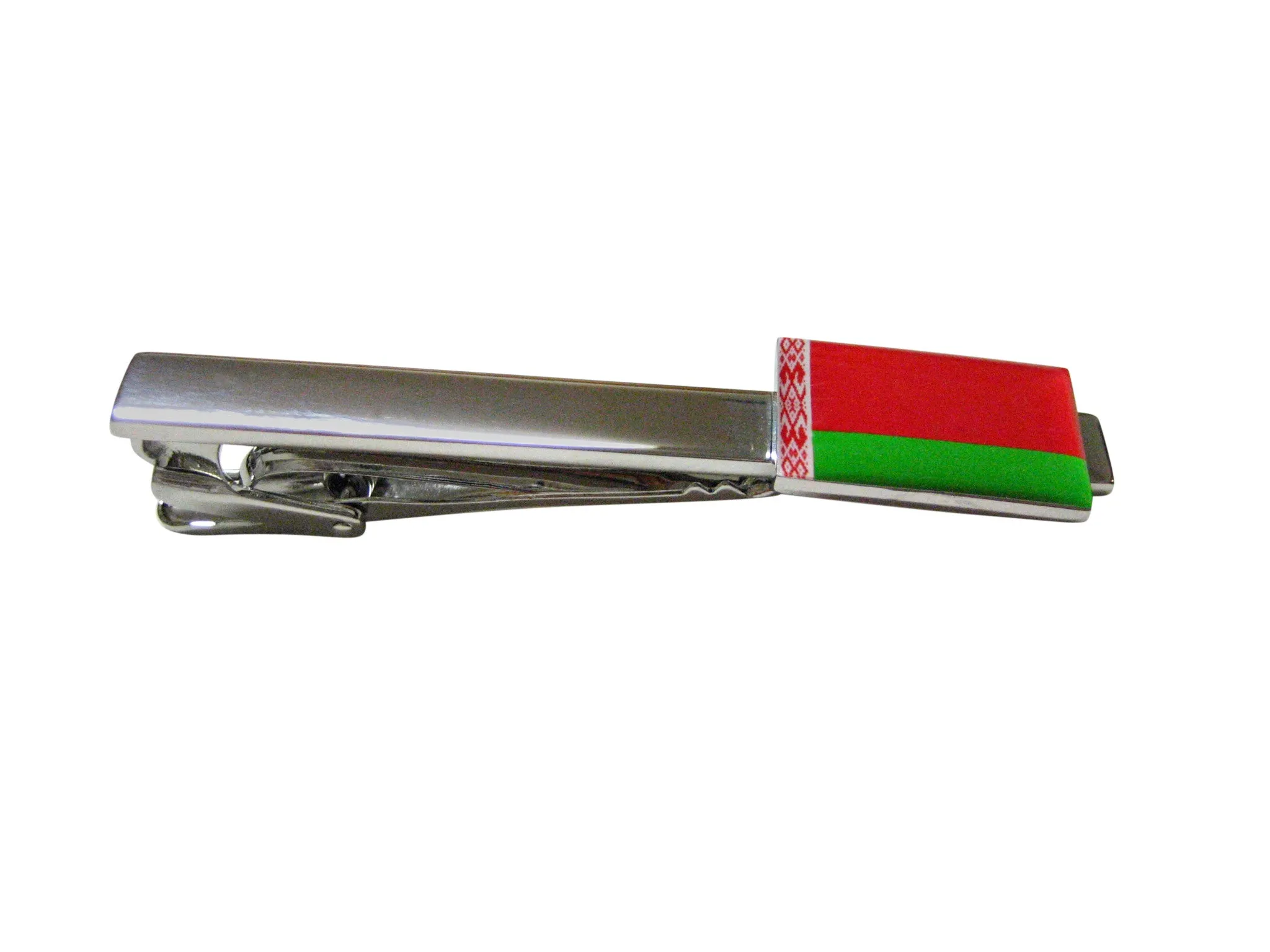 Belarus Flag Square Tie Clip