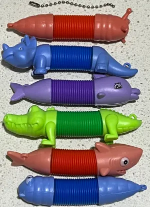 Bendable Pop Tube Keyring/Bag Tag