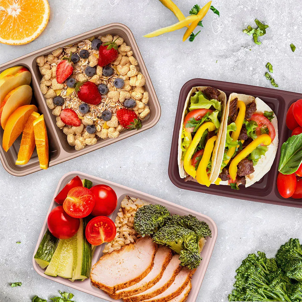 Bentgo Prep 2-Compartment Meal Prep Containers