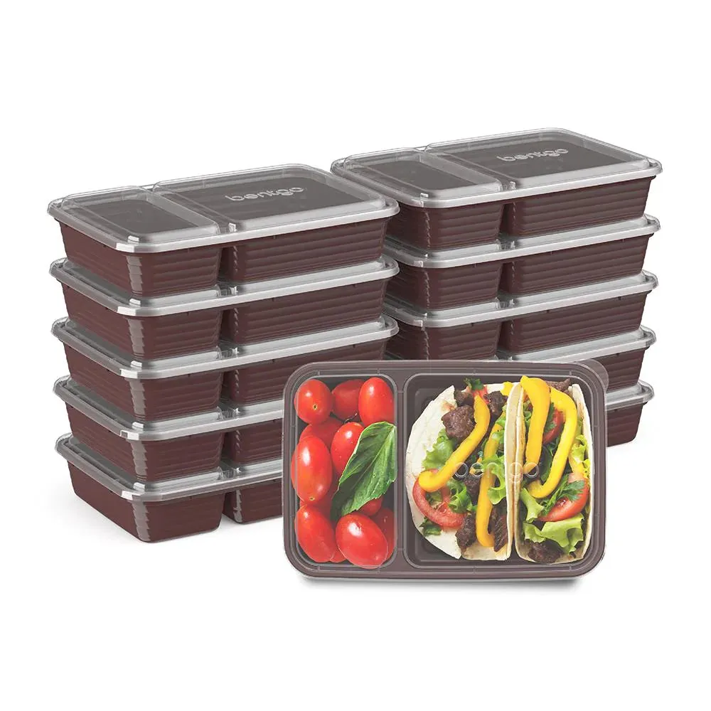 Bentgo Prep 2-Compartment Meal Prep Containers