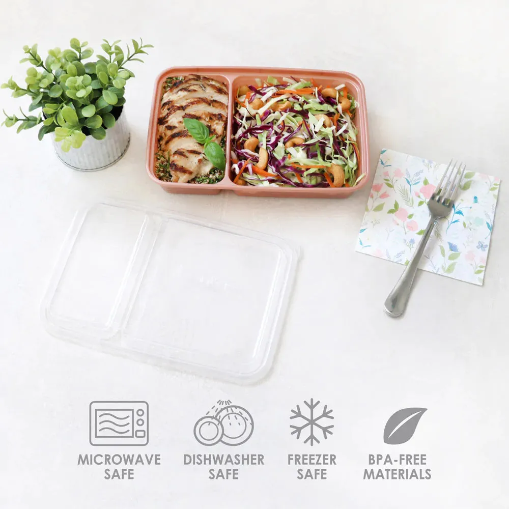 Bentgo Prep 2-Compartment Meal Prep Containers