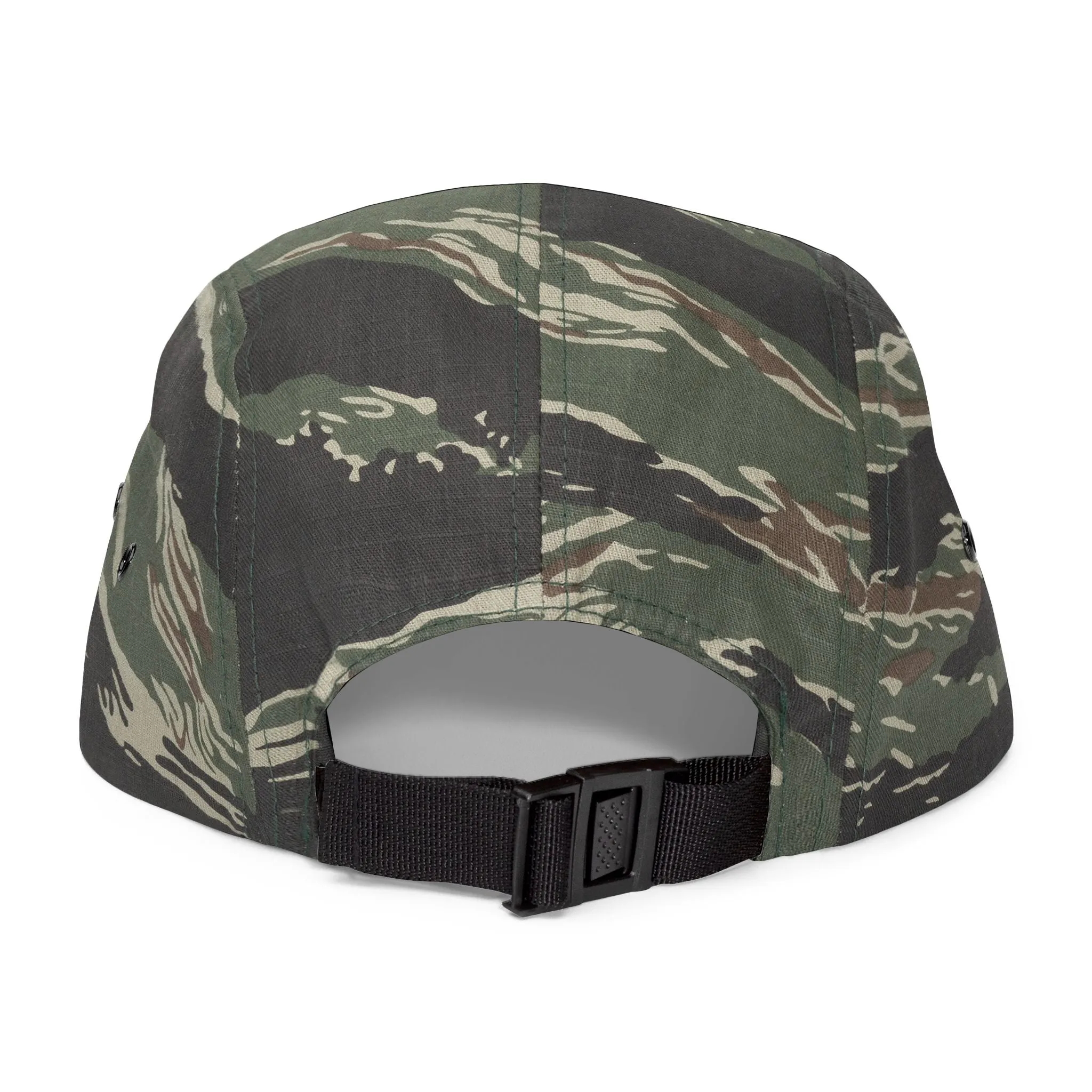 BILLY 5 Panel Cap (White Horizontal Logo - Embroidery) — AVAILABLE IN 6 COLORS