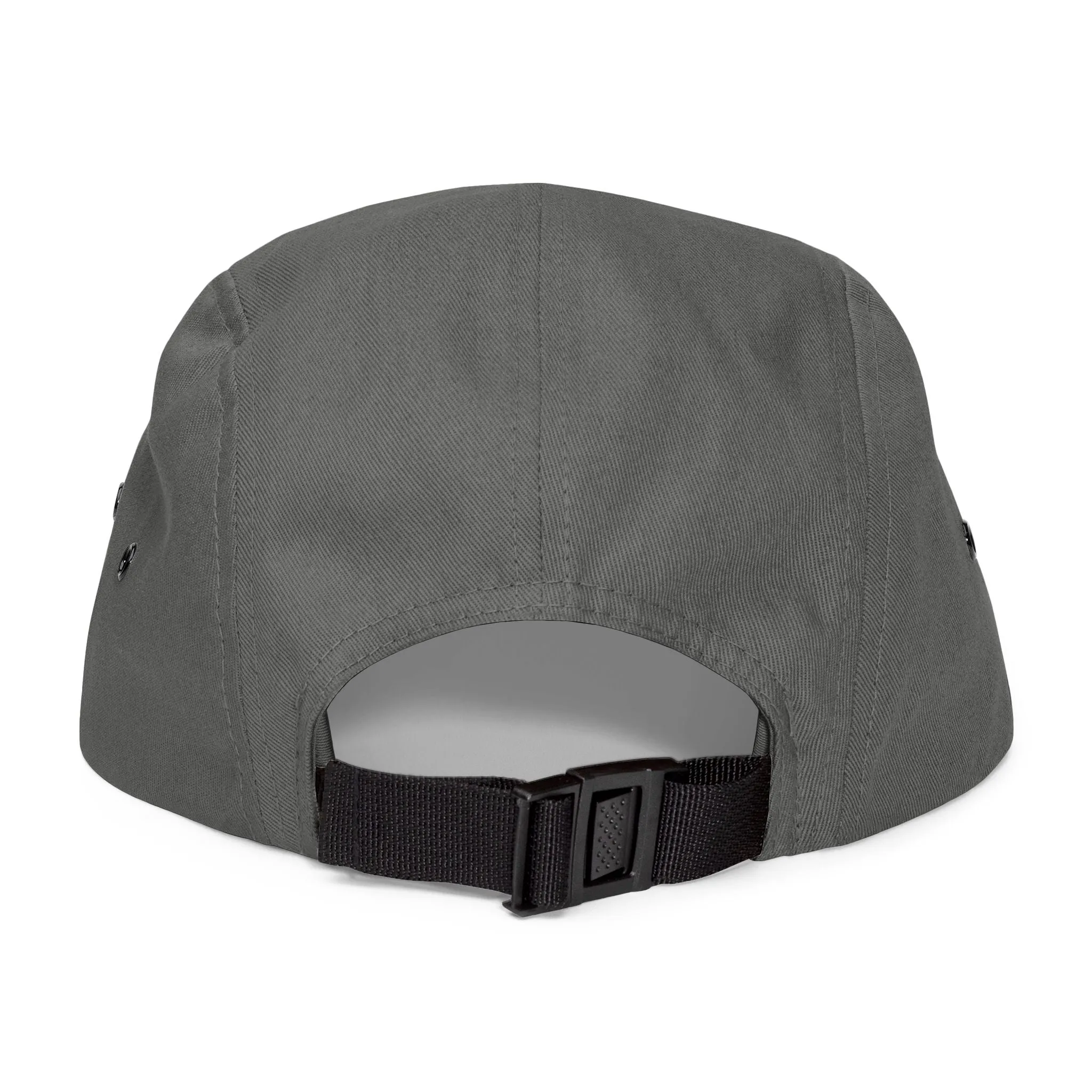 BILLY 5 Panel Cap (White Horizontal Logo - Embroidery) — AVAILABLE IN 6 COLORS