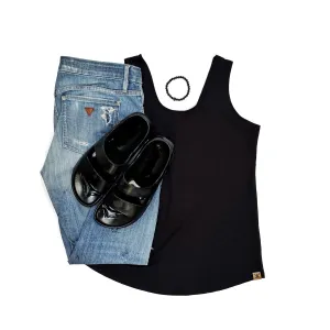 Black Bamboo Tank Top