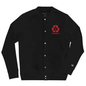 Black Dollar Embroidered Champion Bomber Jacket