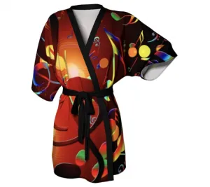 Black Notes - Music kimono