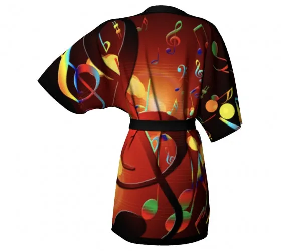 Black Notes - Music kimono