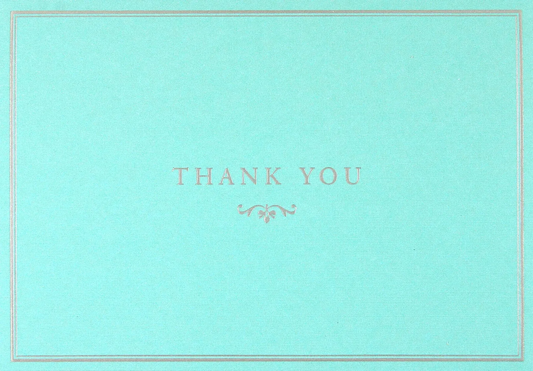 Blue Elegance Thank You Boxed Set of 14