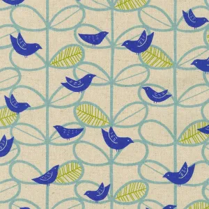 BLUE from Cotton Flax Prints -- Robert Kaufman