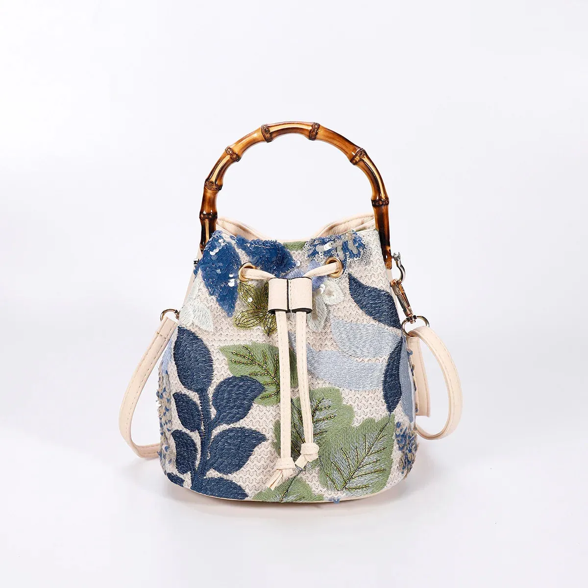 Botánica Bambú Bucket Bag