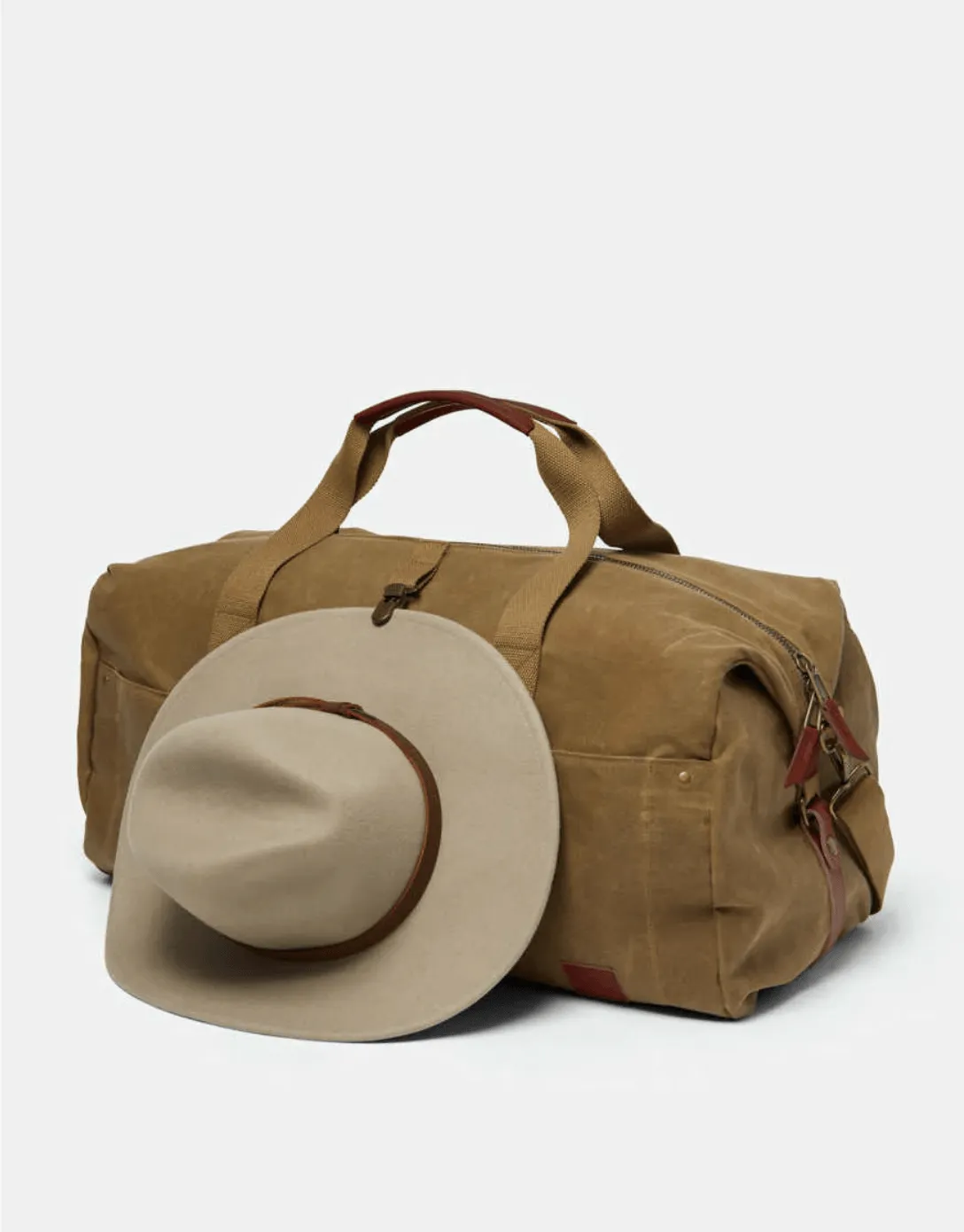 BRIXTON Traveler XL Weekender Duffle - Olive Brown