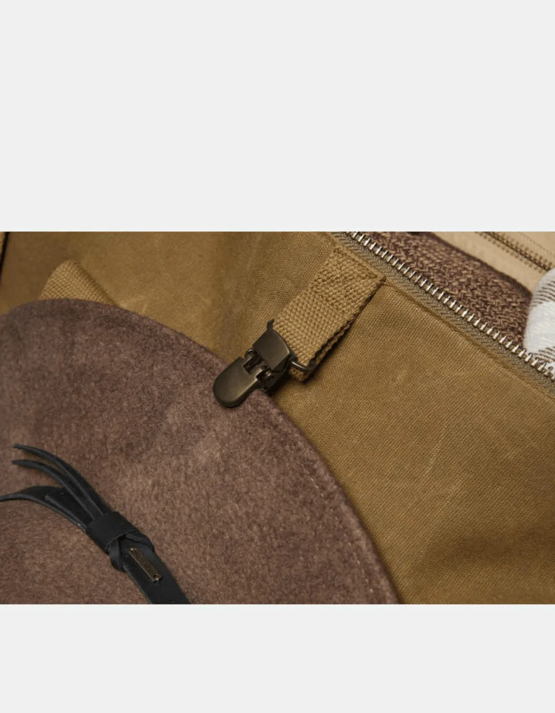 BRIXTON Traveler XL Weekender Duffle - Olive Brown