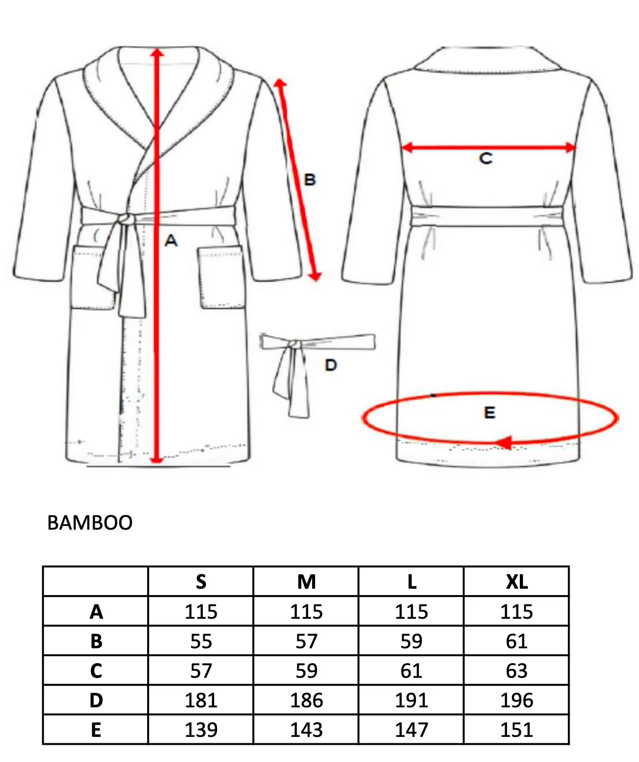 Buckingham Collection Bamboo Bathrobe - Ice Blue