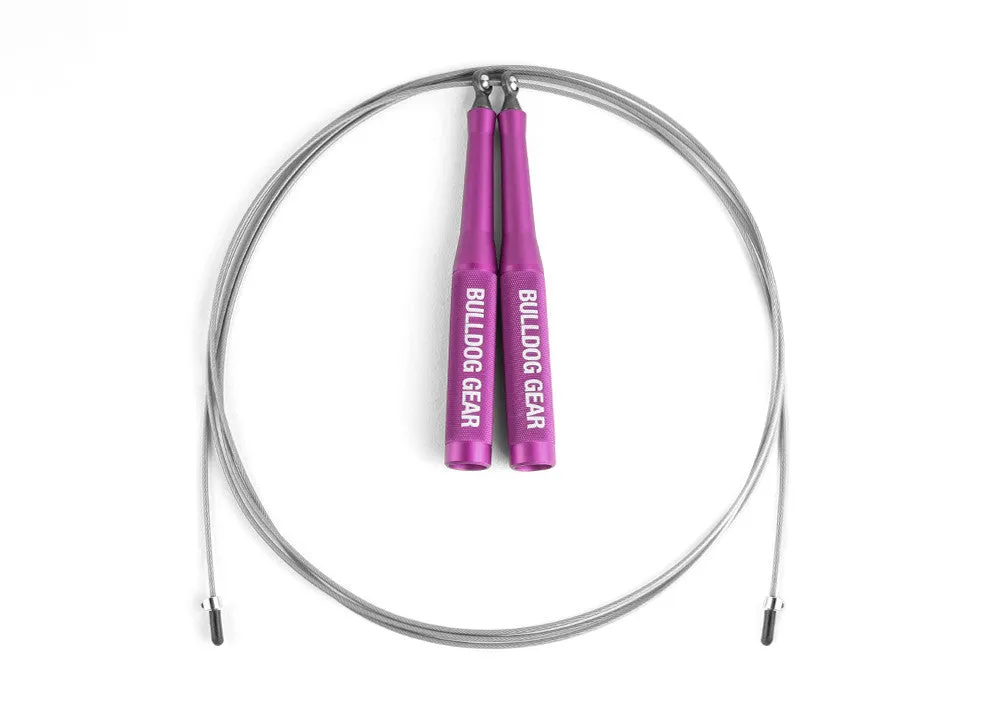 Bulldog Gear - JR2 Premium Bearing Speed Rope Black/ Blue/ Purple/ Orange/ Red/ Green