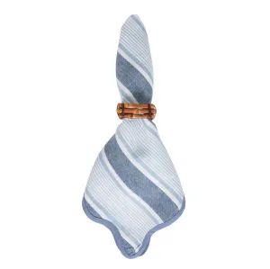 Cabana Stripe Napkin Ocean