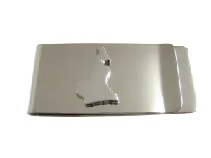 Cameroon Map Shape Money Clip