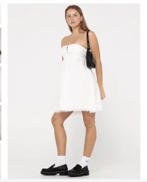 CAPRI LACE FRONT MINI DRESS