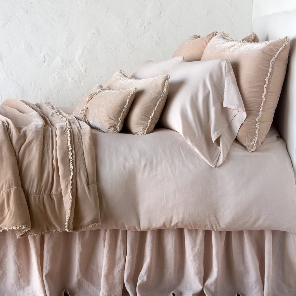Carmen Throw Blanket - Pearl