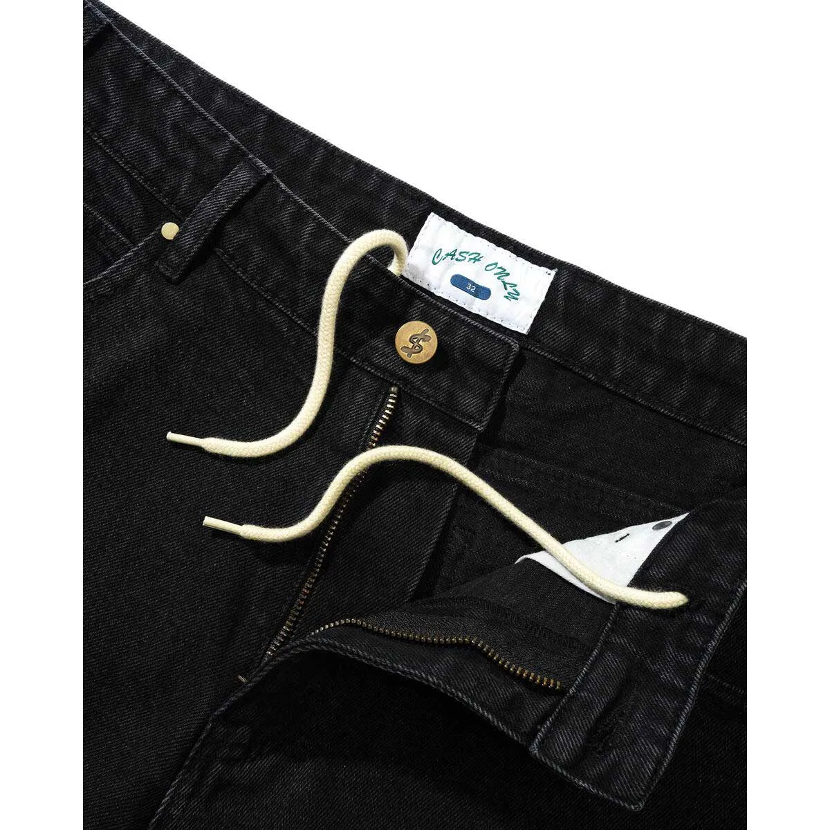 Cash Only - Bone Denim Jeans Black