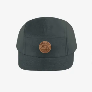 Casquette marine à visière plate en lin et coton, enfant || Navy cap with flat visor in linen and cotton, child