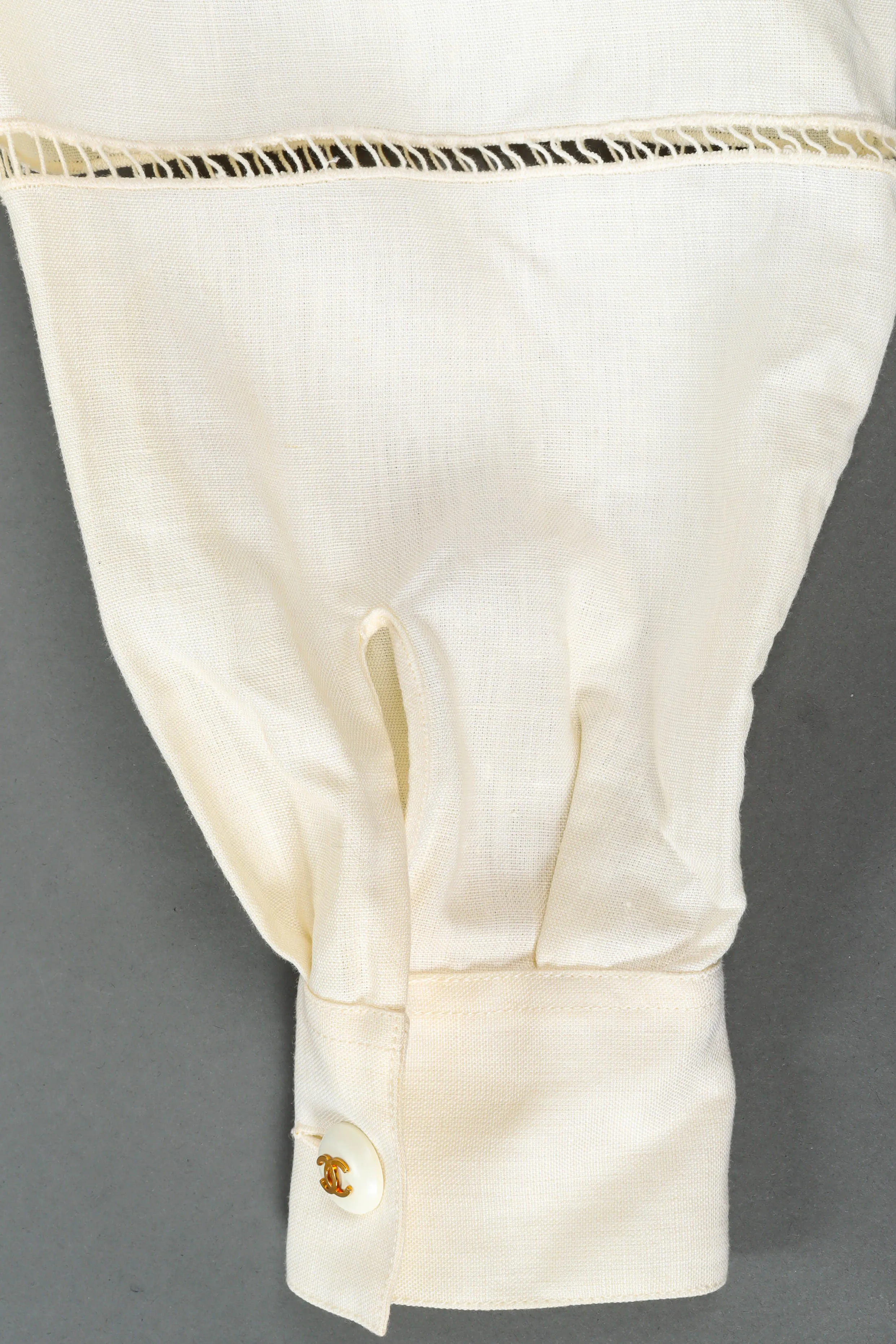 CC Linen Cutout Blouse