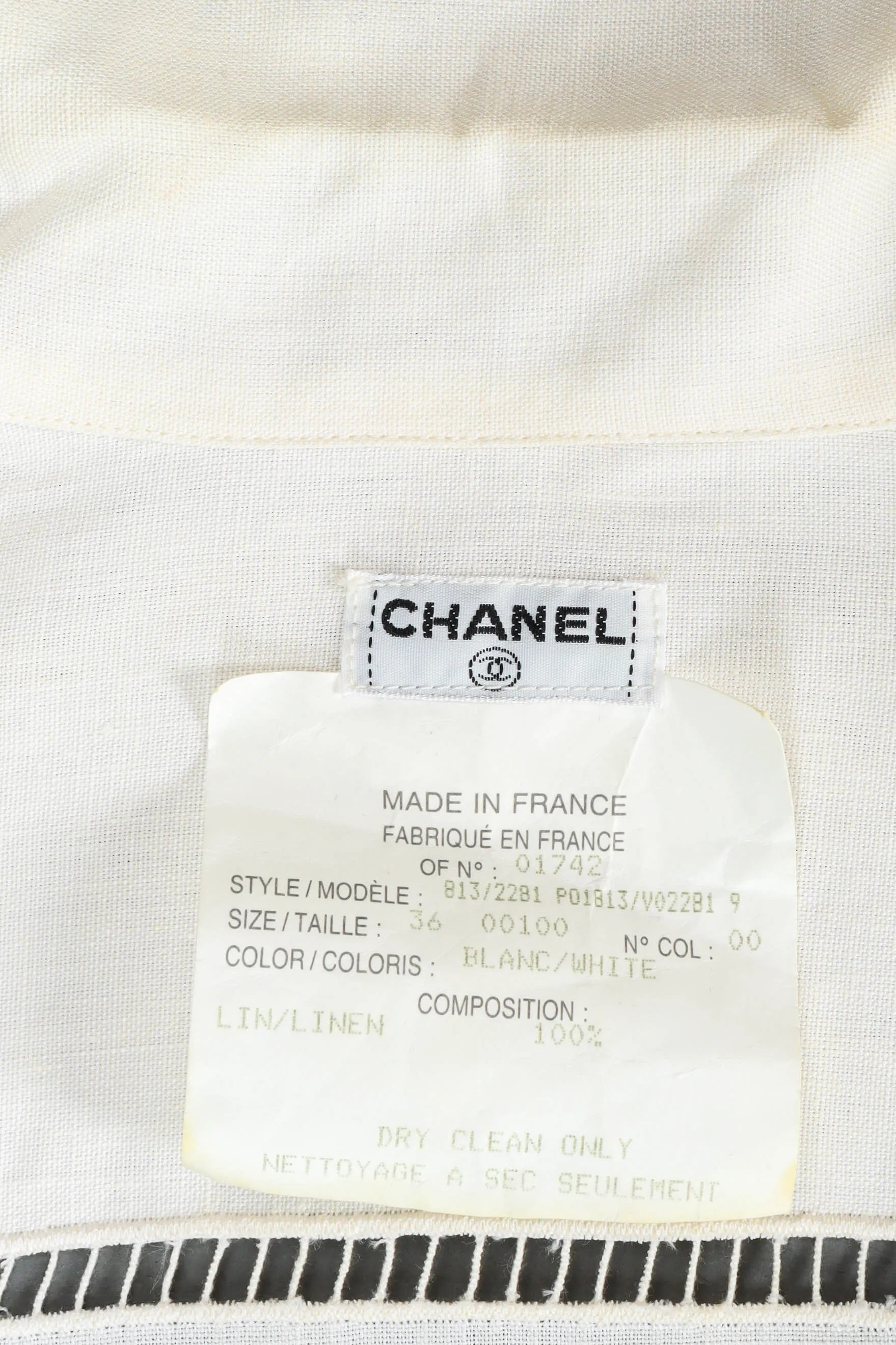 CC Linen Cutout Blouse