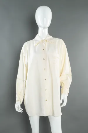 CC Linen Cutout Blouse