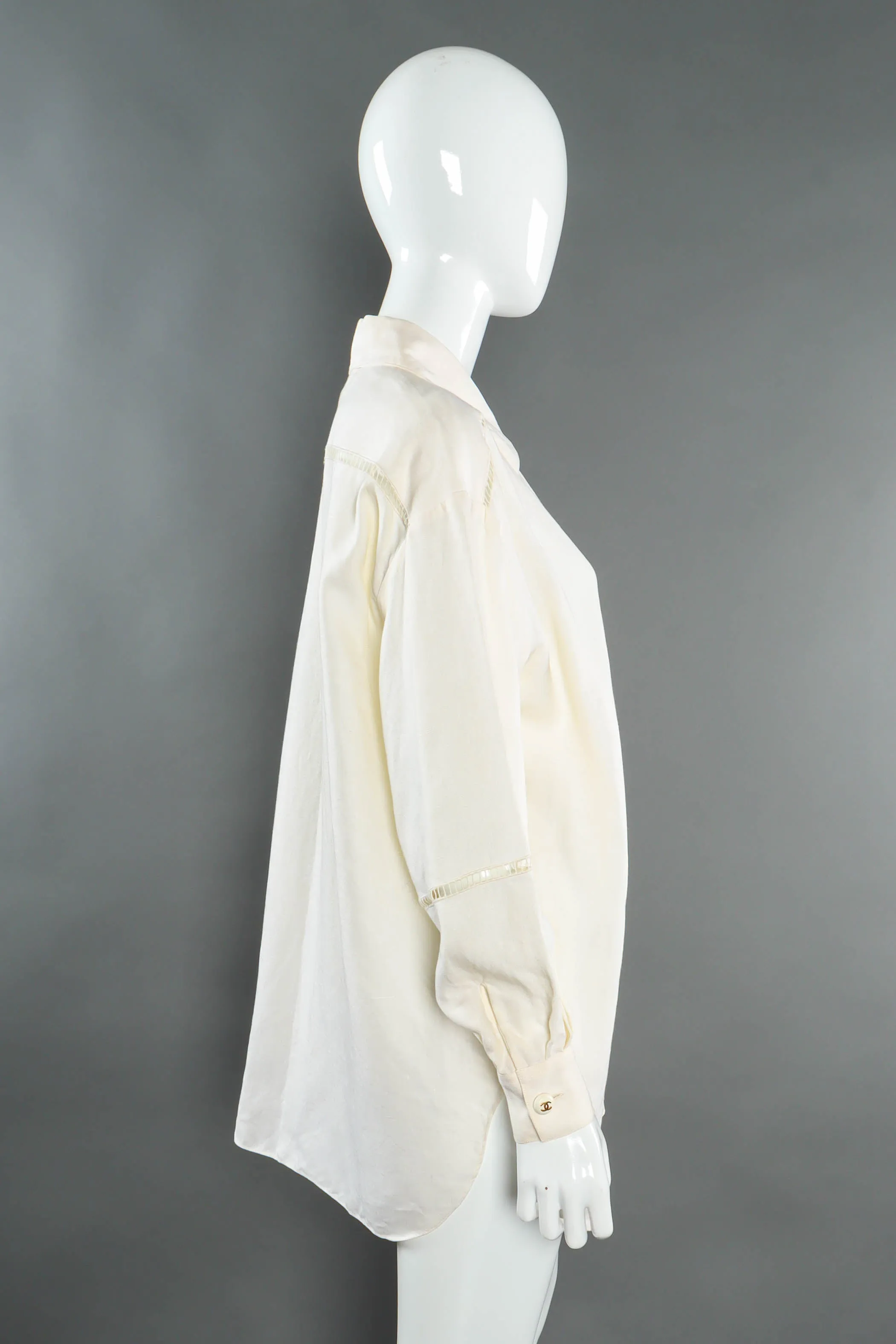 CC Linen Cutout Blouse