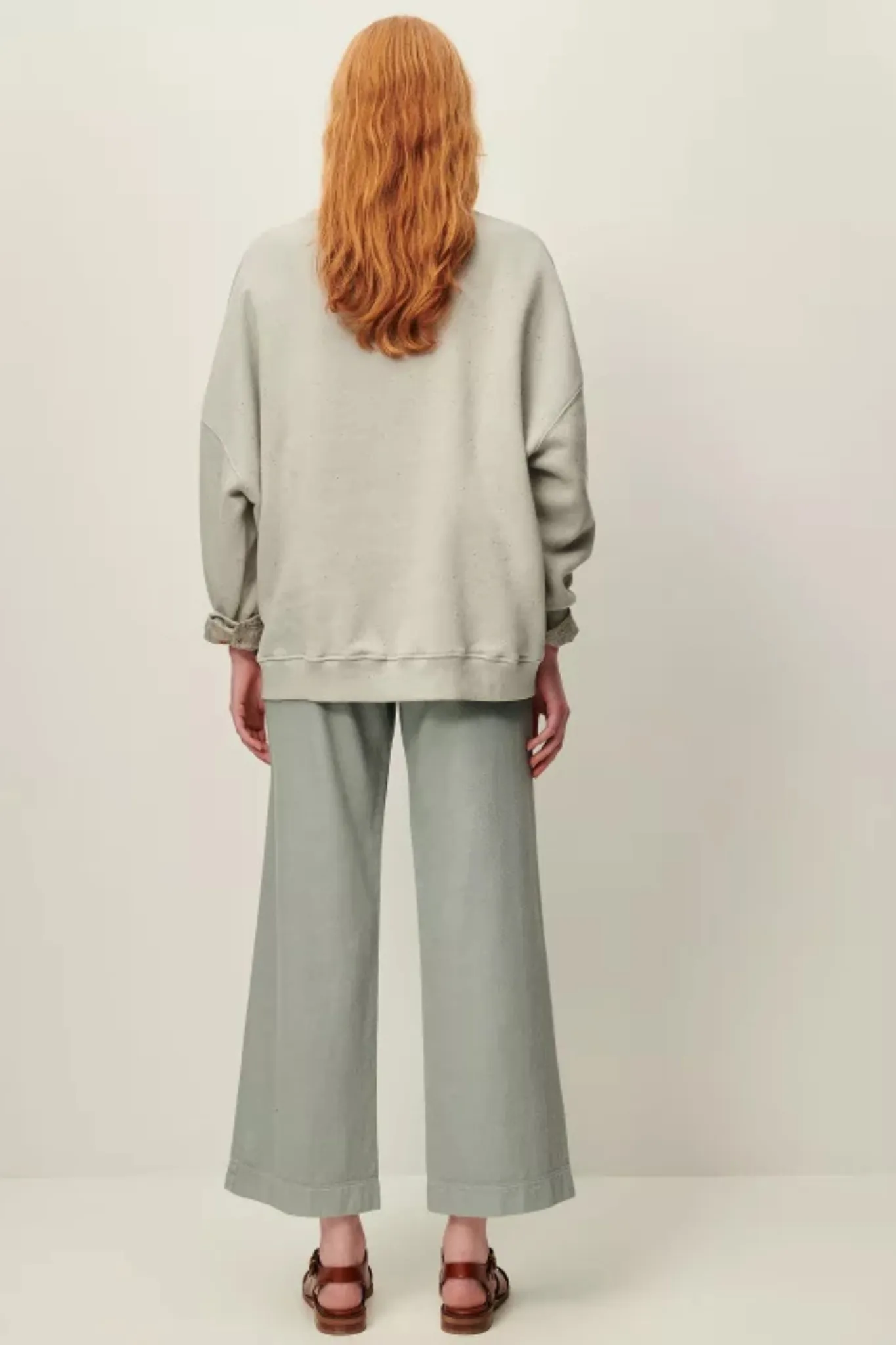 CHEBBI SWEATER OVERSIZE - SAUGE
