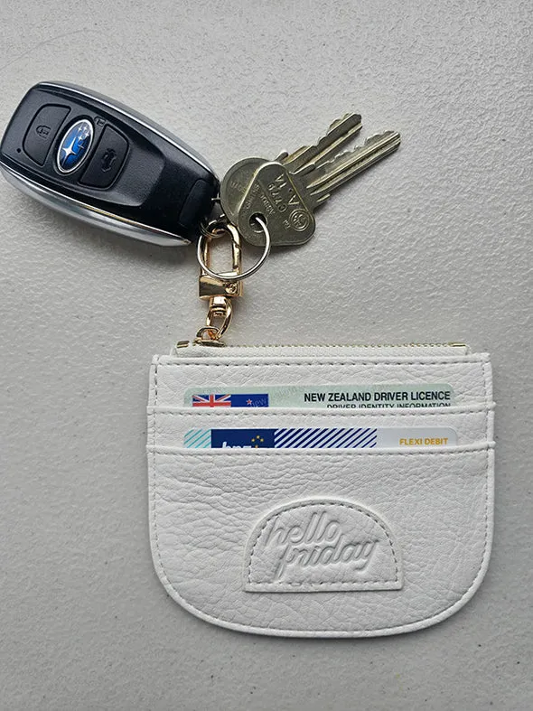 Chloe Card Holder - White