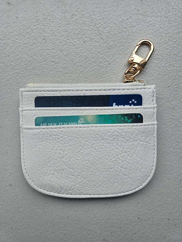 Chloe Card Holder - White
