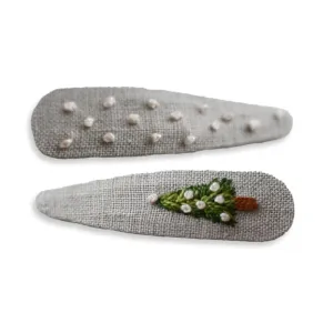 Christmas Hair Clips -- Multicolor