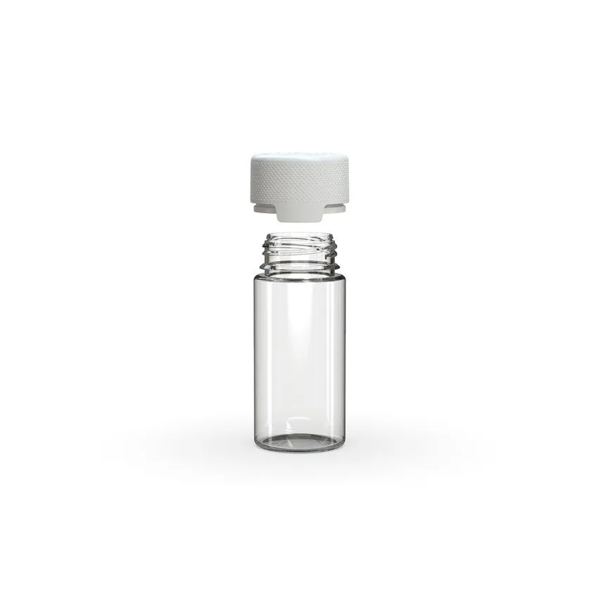 Chubby Gorilla 100Ml Aviator Cr Bottle With Inner Seal & Tamper Evident Break-Off Band (Clear Natural Bottle With Opaque White Closure) - (400 Count)